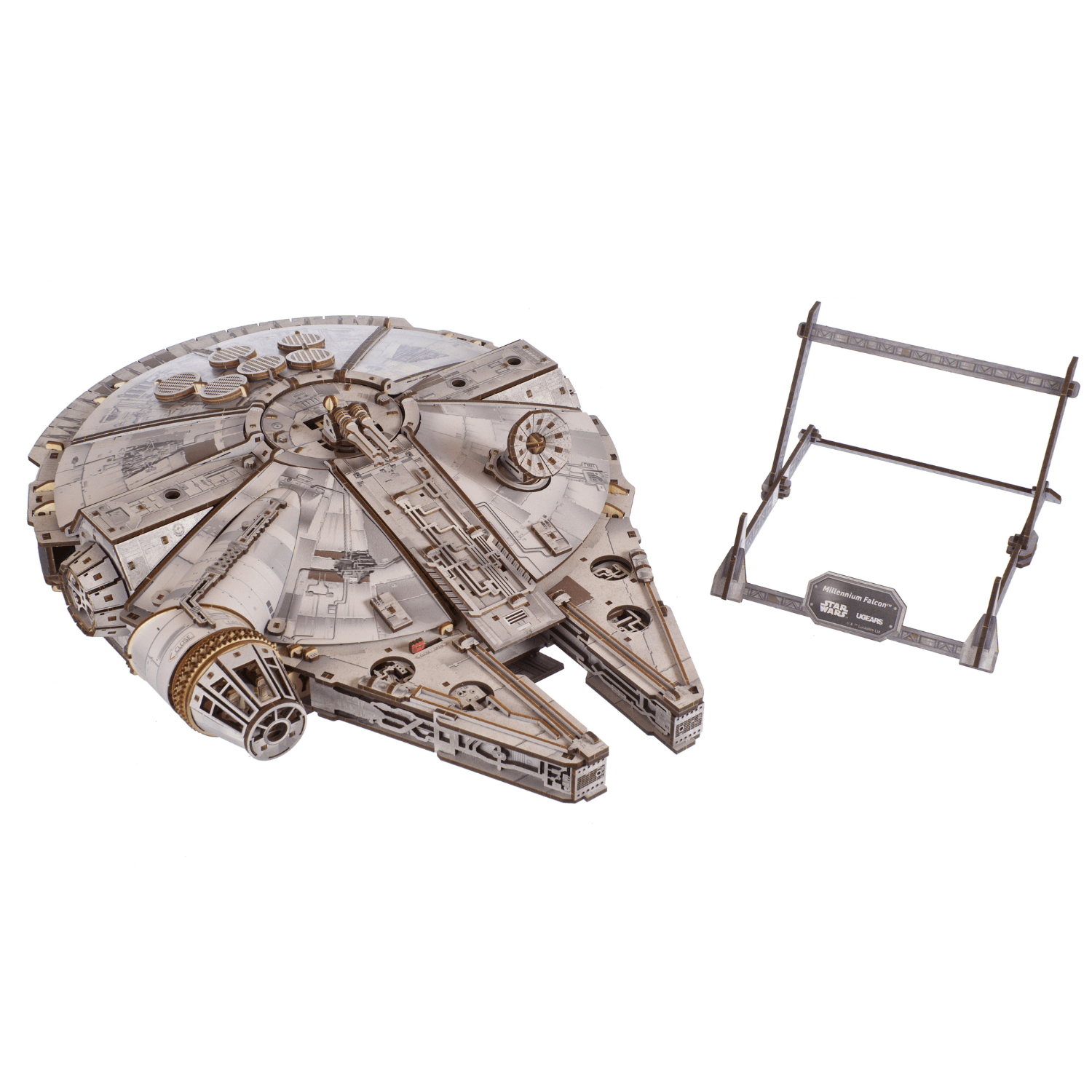 Star Wars® - Millennium Falcon Mechanisches Holzpuzzle Ugears