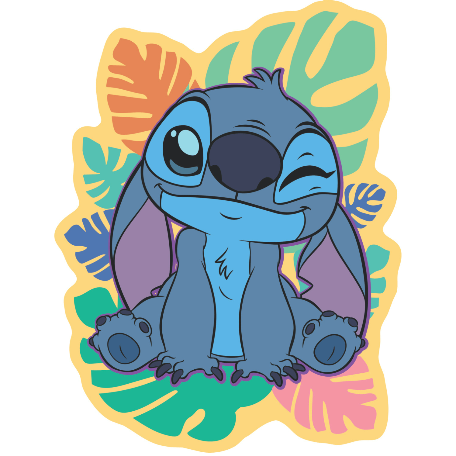 Disney | Lilo & Stitch | New Happy Stitch | Holz Puzzle 50-Holzpuzzle-TREFL--