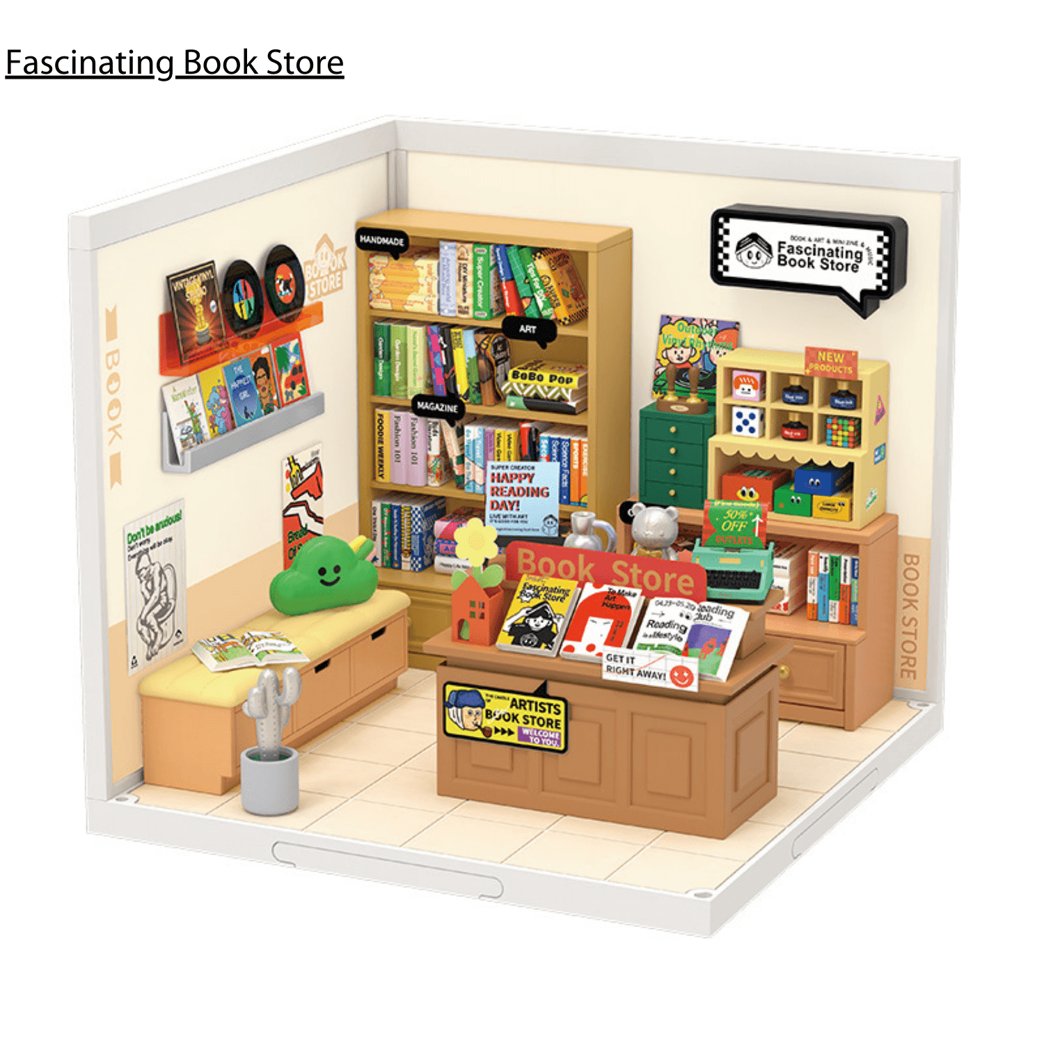 Super Store | Miniature Shop-3D Puzzle-Robotime-DW004-6946785118643