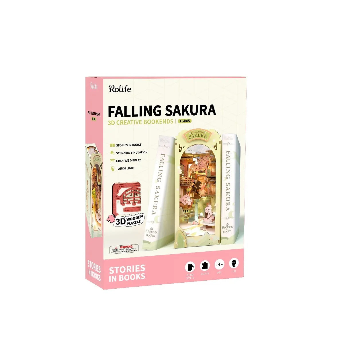 Falling Sakura | Diorama | Rolife-Diorama-Robotime--