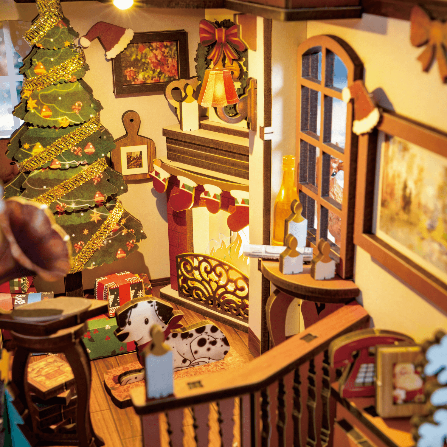 Christmas Indoor Scene Diorama Robotime