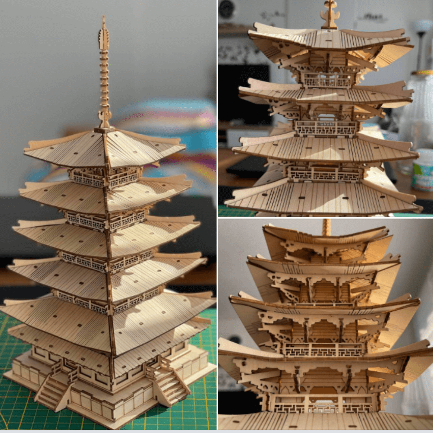 Five-storied Pagoda-Mechanisches Holzpuzzle-Robotime--