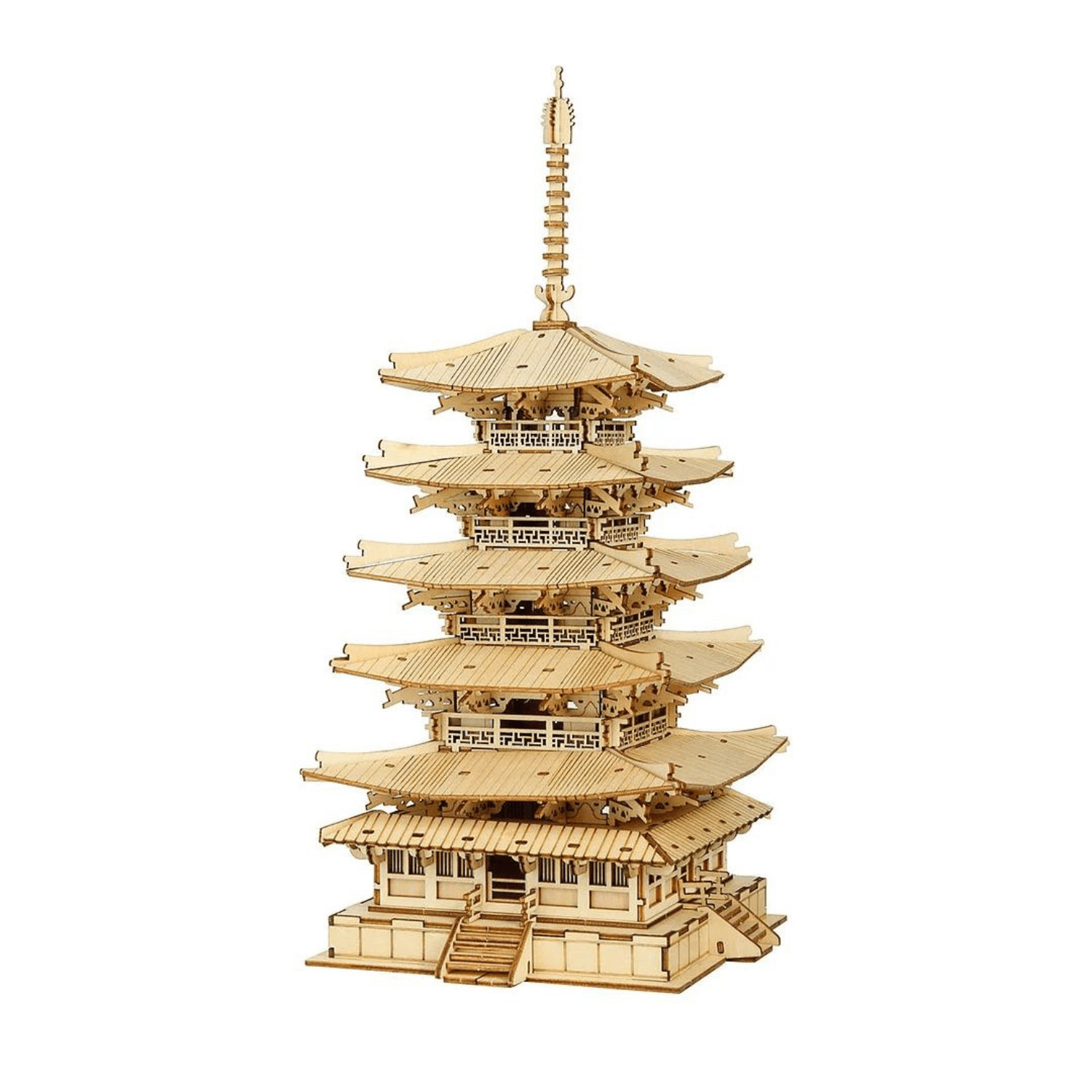 Five-storied Pagoda-Mechanical Wooden Puzzle-Robotime--