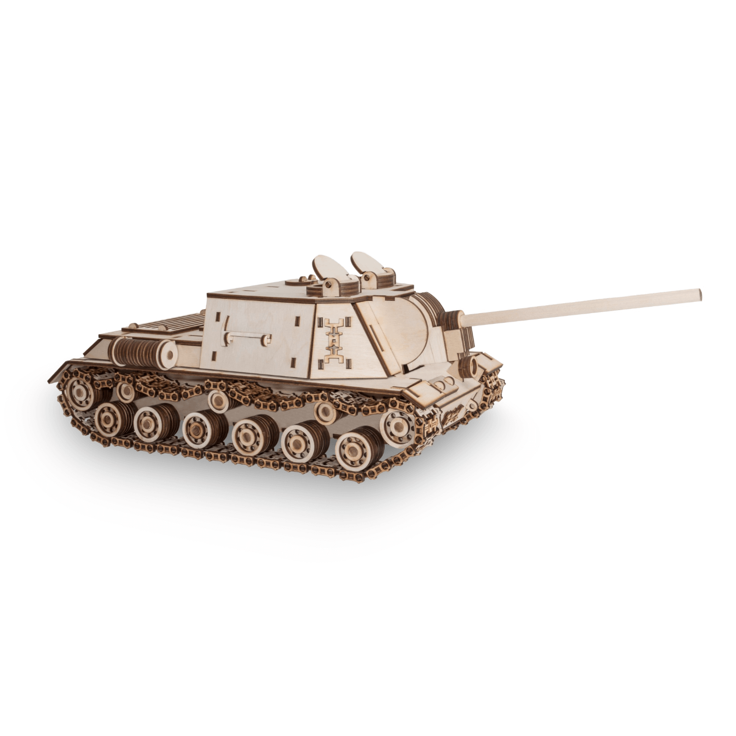 TANK ISU-152 | Puzzle mécanique de chars en bois-Eco-Wood-Art--