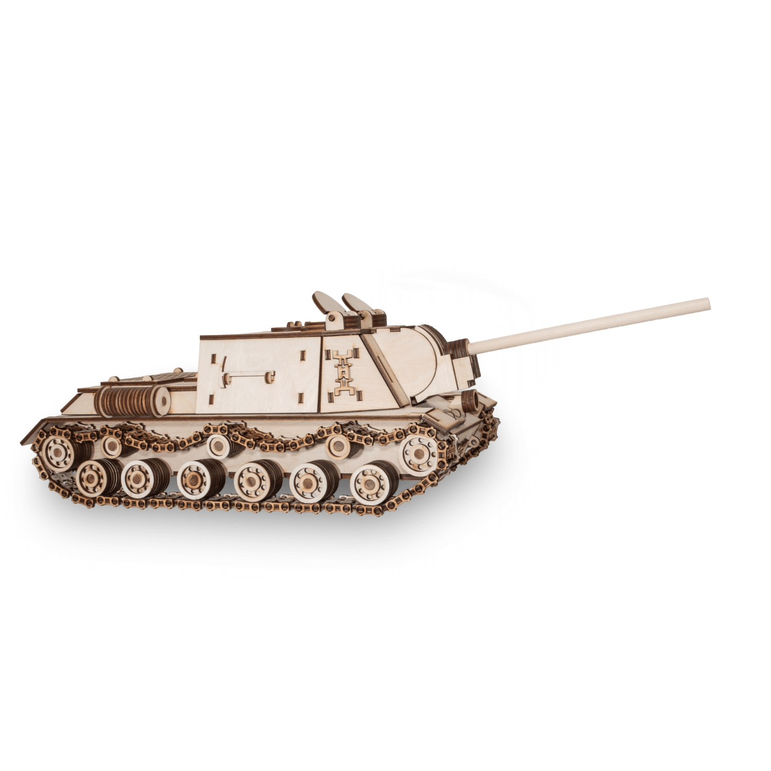 TANK ISU-152 | Tank Mechanical Wooden Puzzle-Eco-Wood-Art--