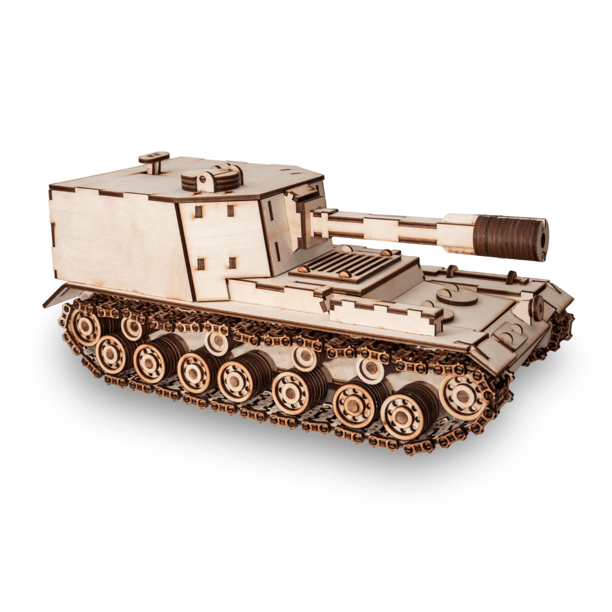 TANK SAU-212 | Tank Mechanical Wooden Puzzle Eco Wood Art--