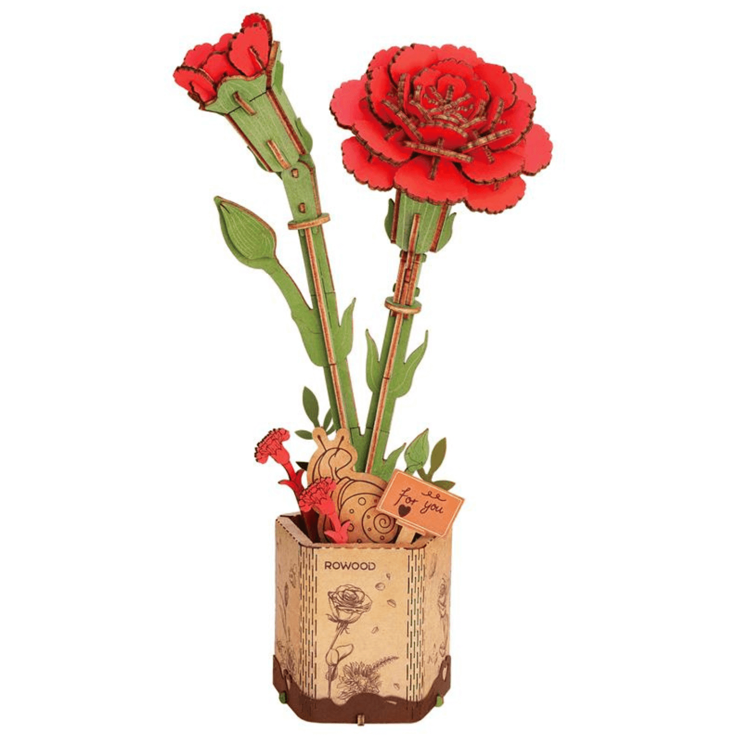 Ewiger Frühling | Blumen die immer blühen-Holzpuzzle-Rowood-TW052-6946785121230