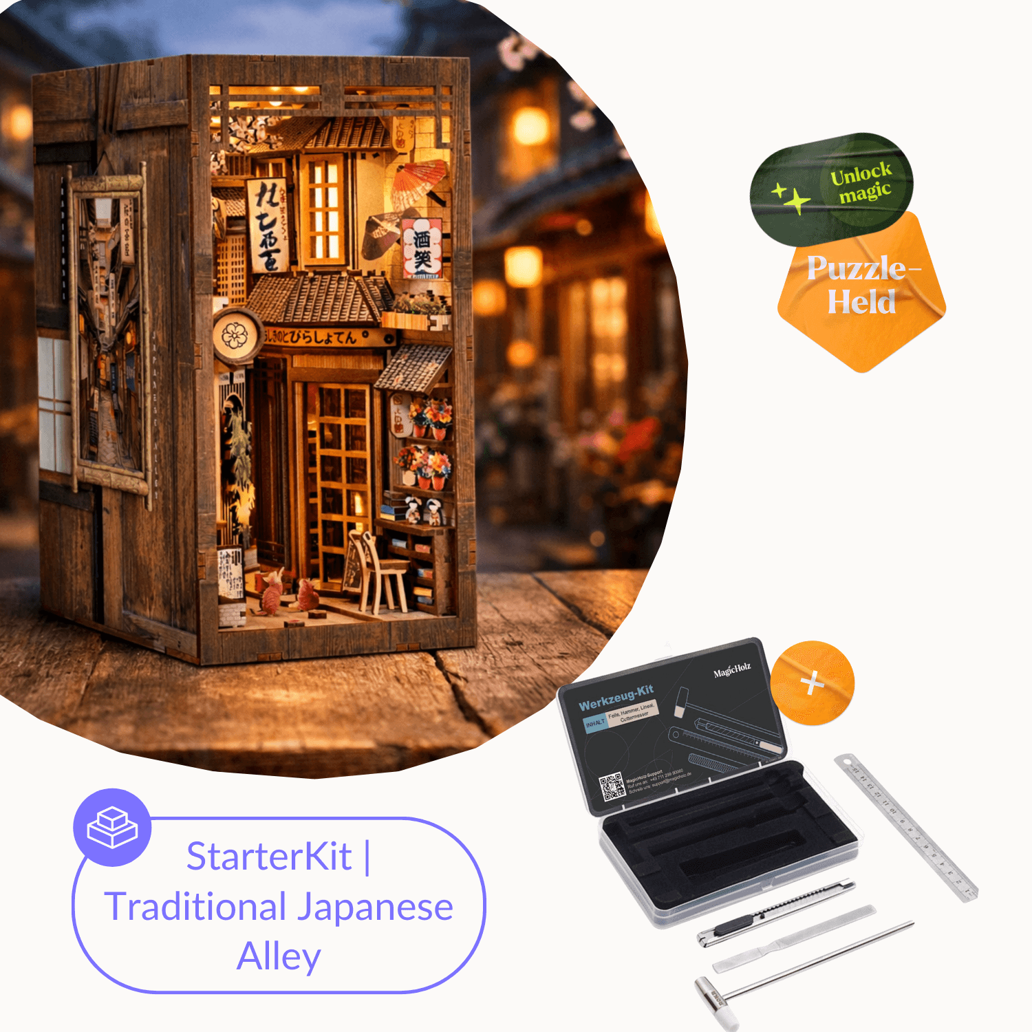 Traditionele Japanse steeg | BookNook