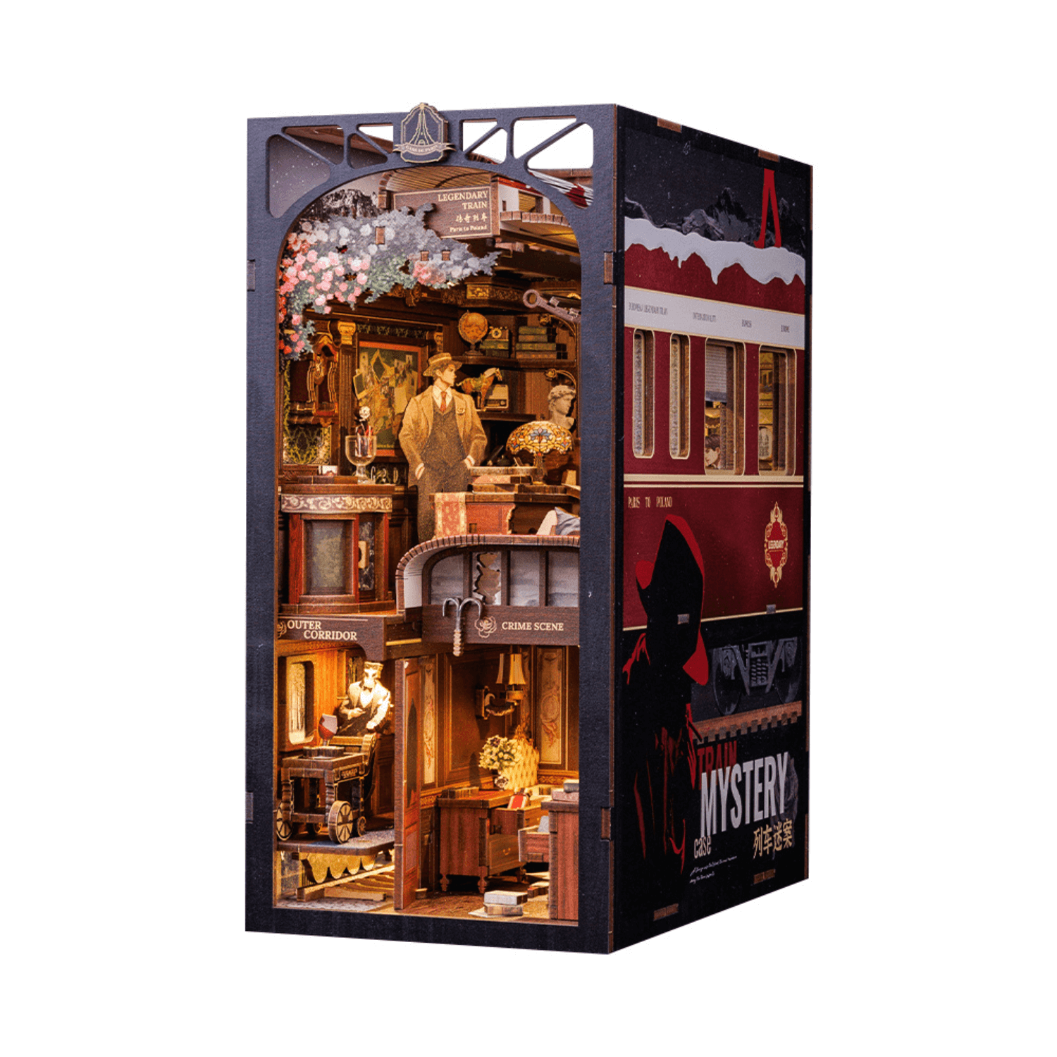 Train Mystery | Book Nook Diorama Cutebee
