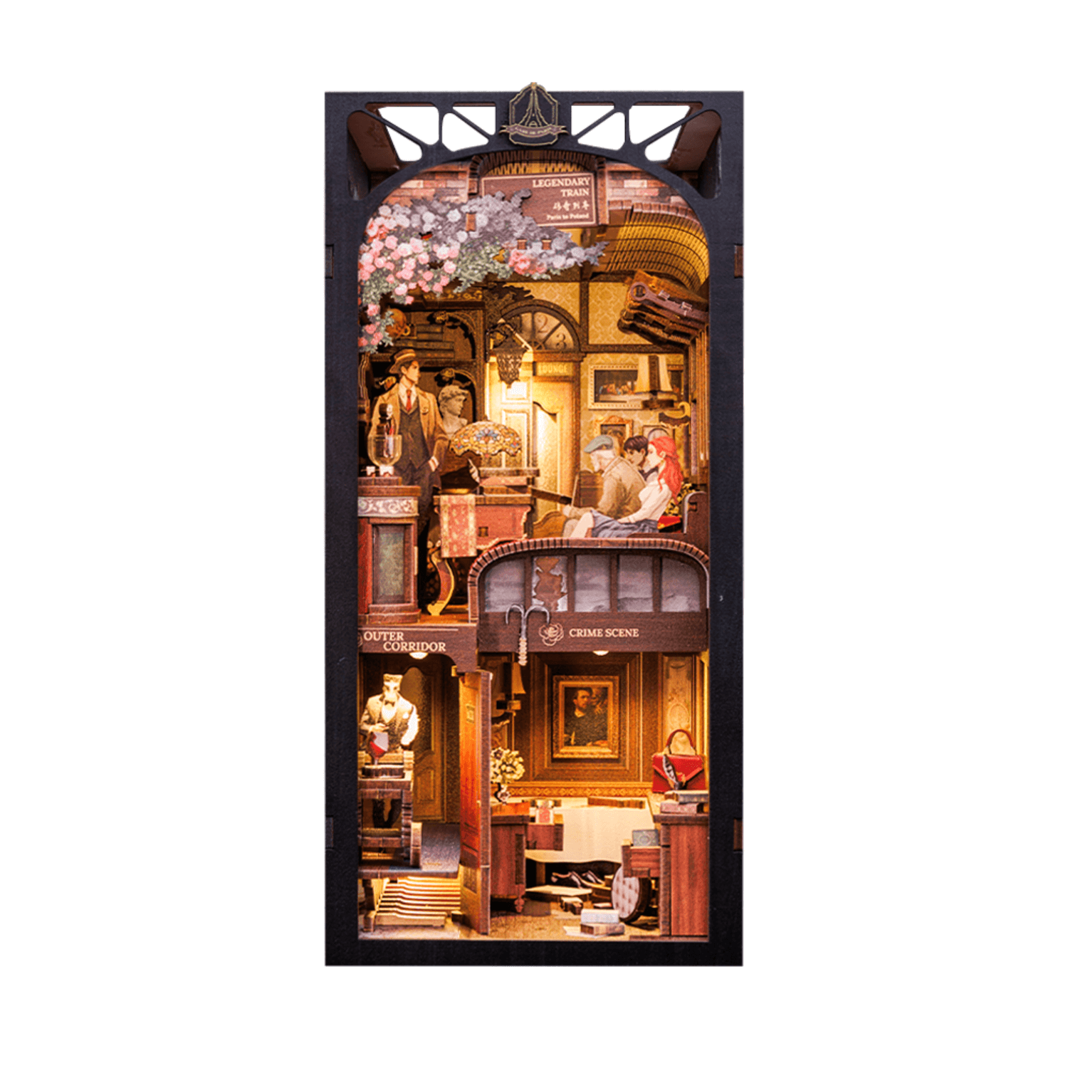 Train Mystery | Book Nook Diorama Cutebee