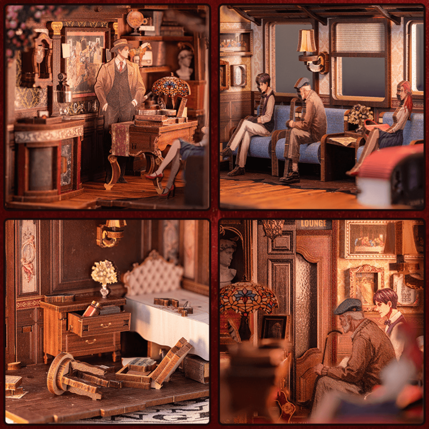 Train Mystery | Book Nook Diorama Cutebee