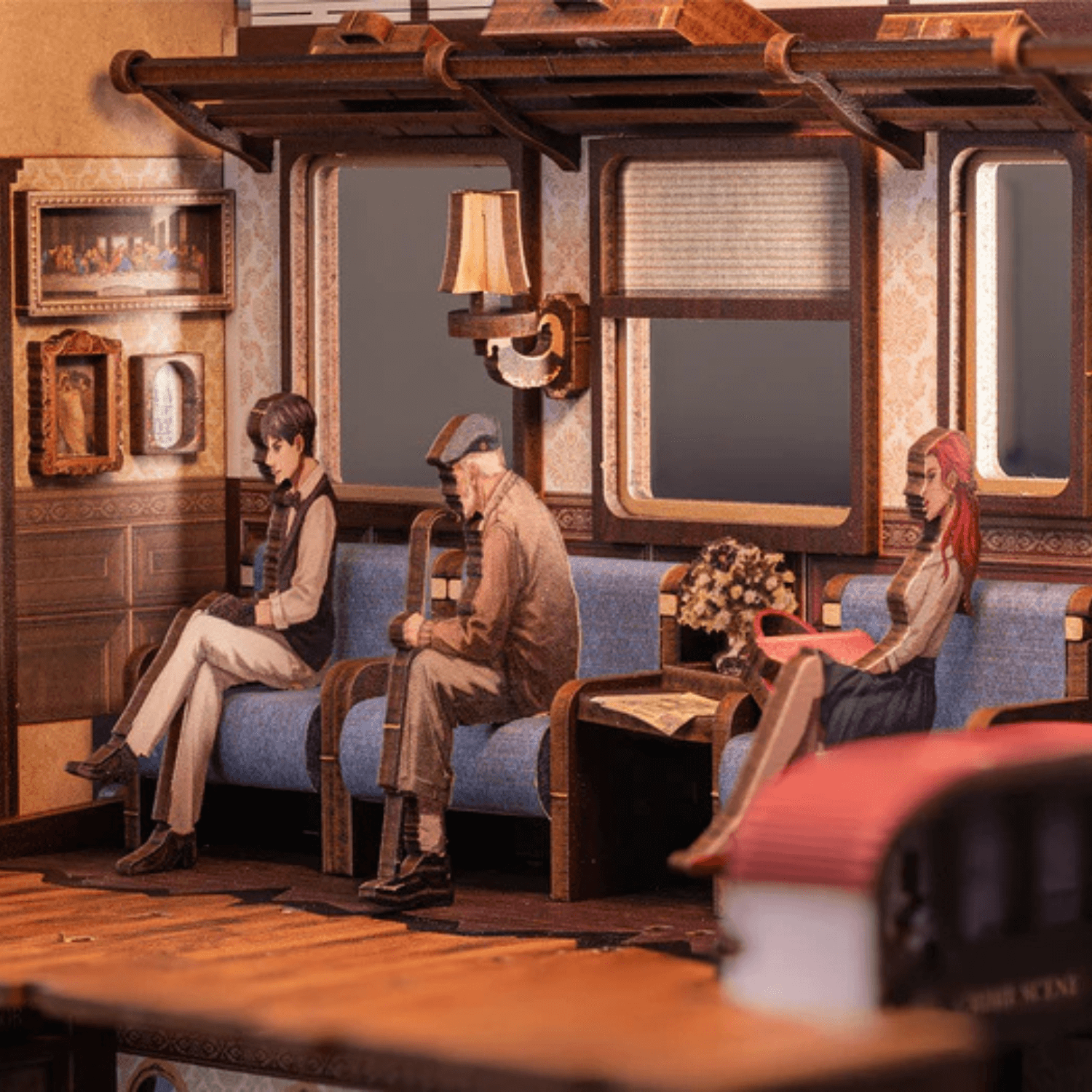 Train Mystery | Book Nook Diorama Cutebee