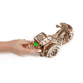 Trike Mechanical Wooden Puzzle Eco Wood Art--