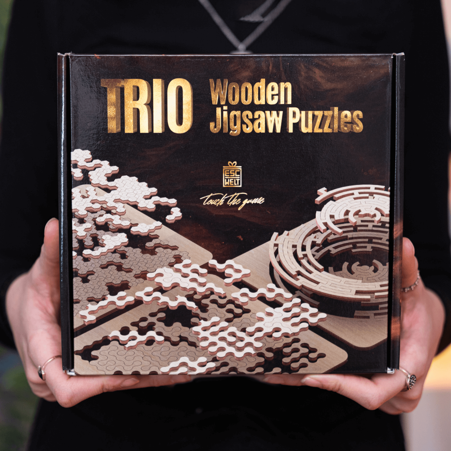 Trio Wooden Puzzle | Escape Room Game-Escape Room Game-Escape World--