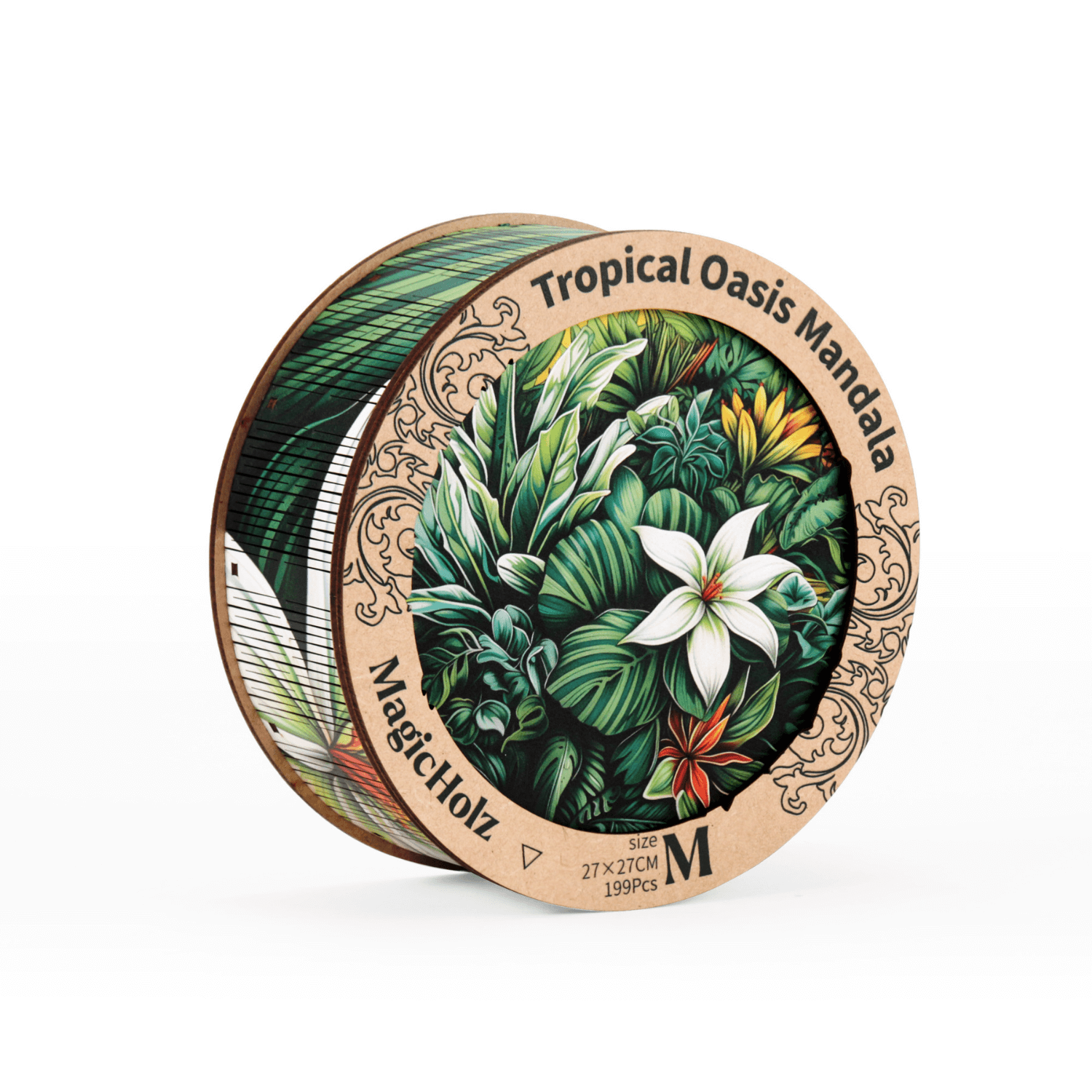 Tropical oasis | Mandala wooden puzzle-MagicHolz--