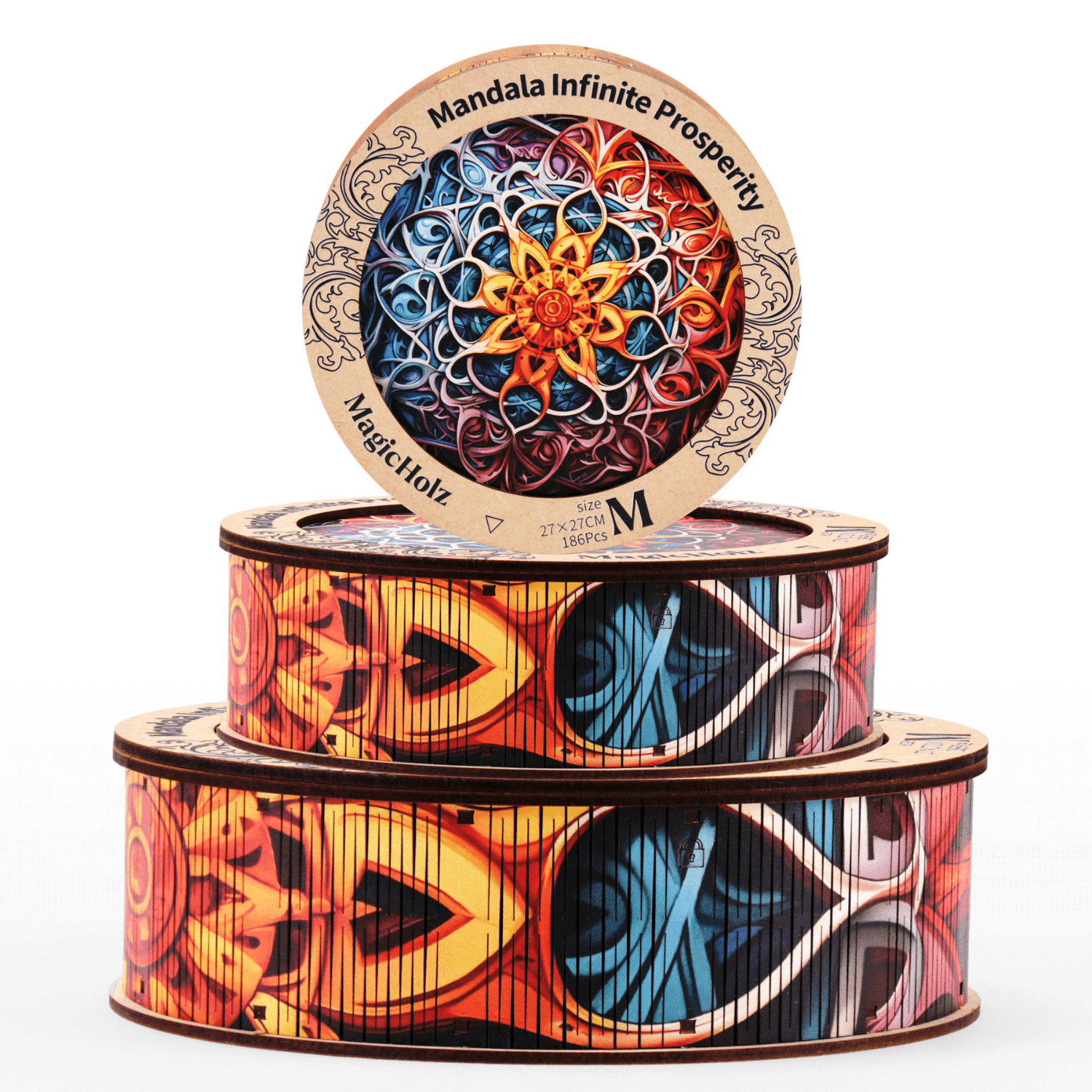 Infinite Wealth | Mandala Wooden Puzzle-MagicHolz--