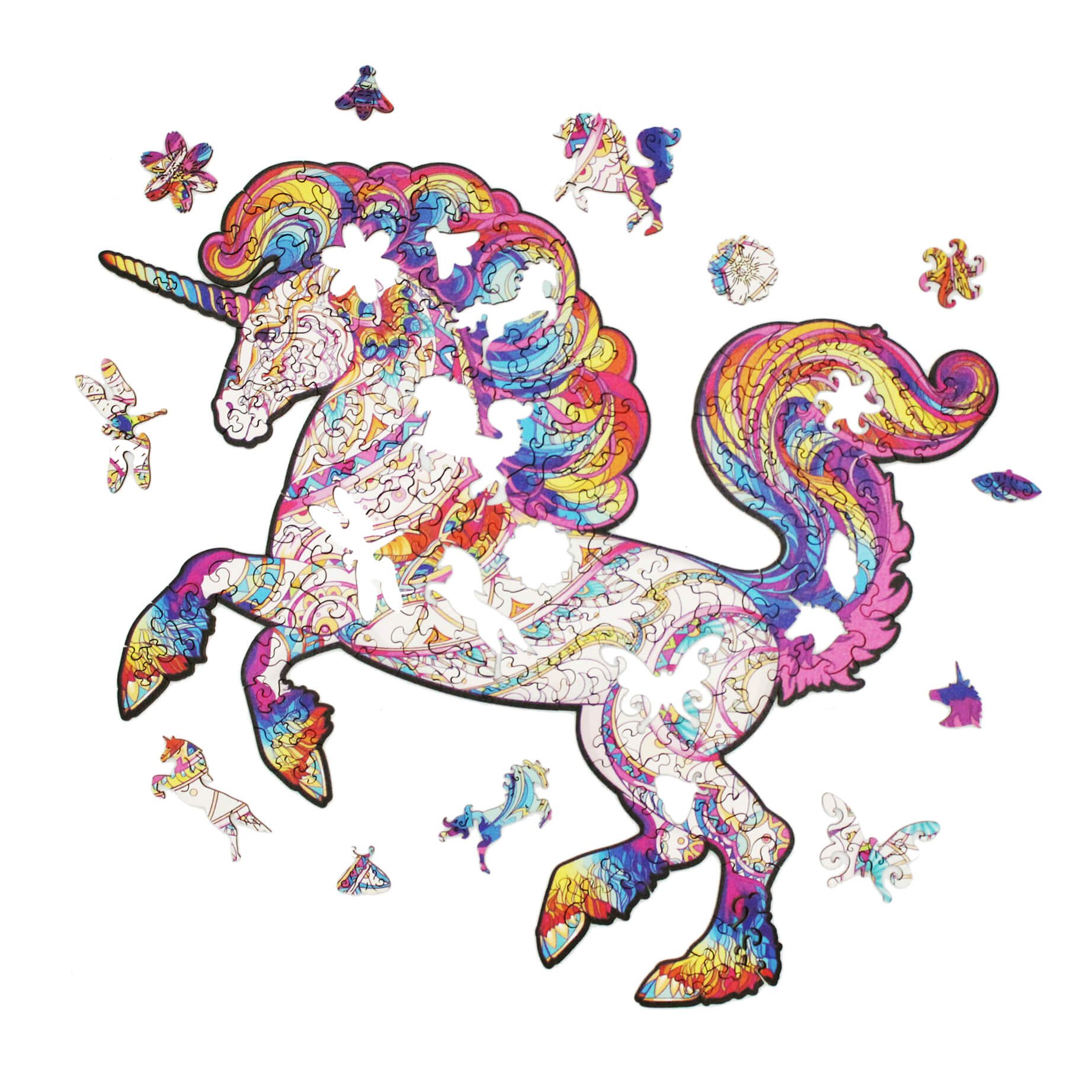 Unicorn wooden puzzle-MagicHolz--