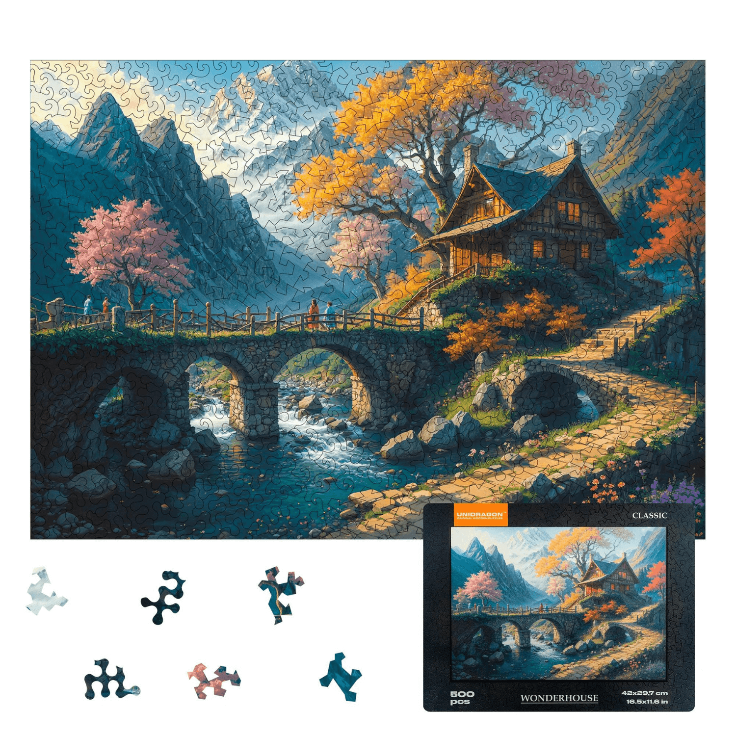 Puzzle en bois Wonderhouse-Unidragon--