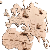 Wooden World Map-Mechanical Wooden Puzzle-WoodTrick--