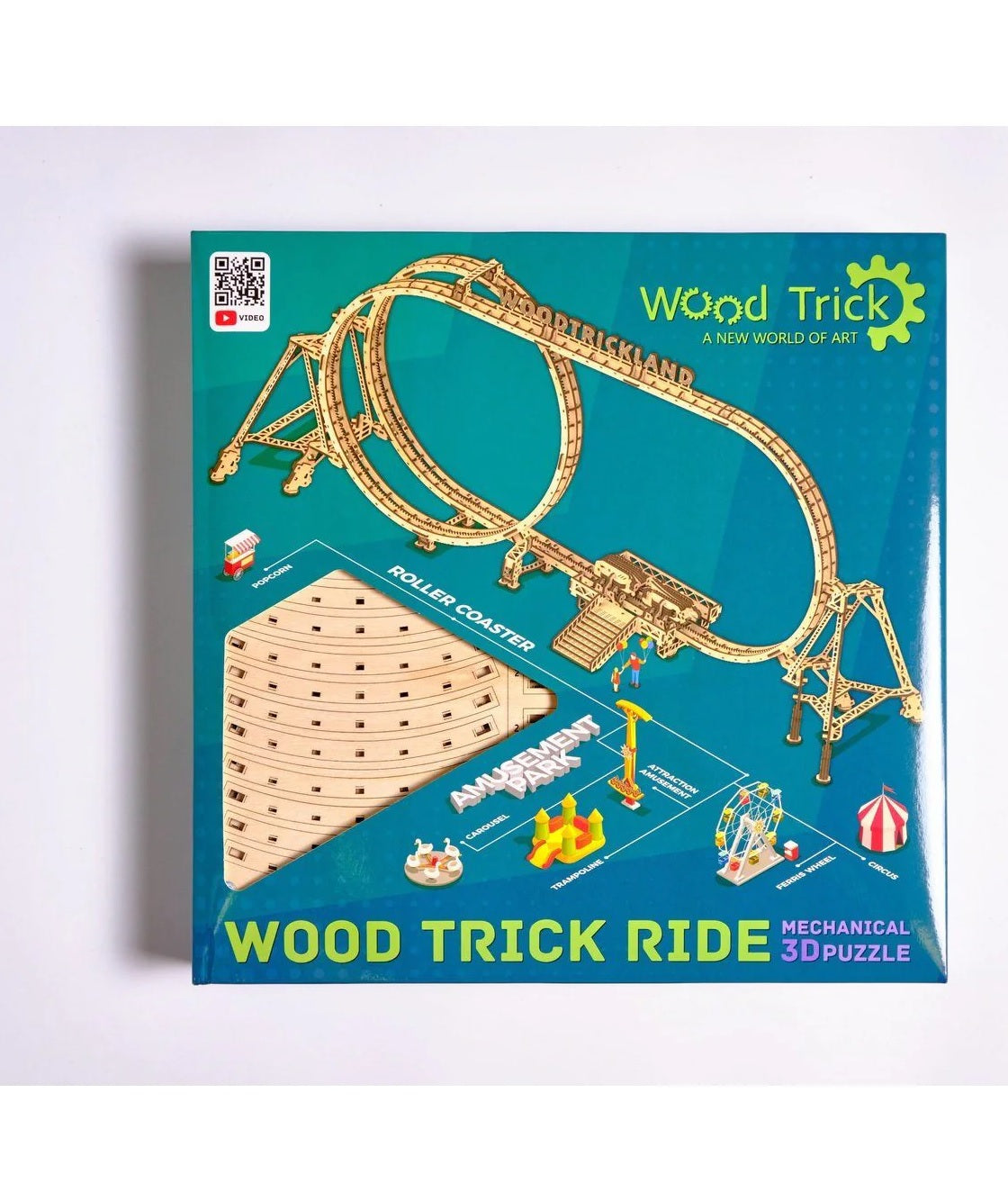 Wood Trick Ride-Puzzle mécanique en bois-WoodTrick--