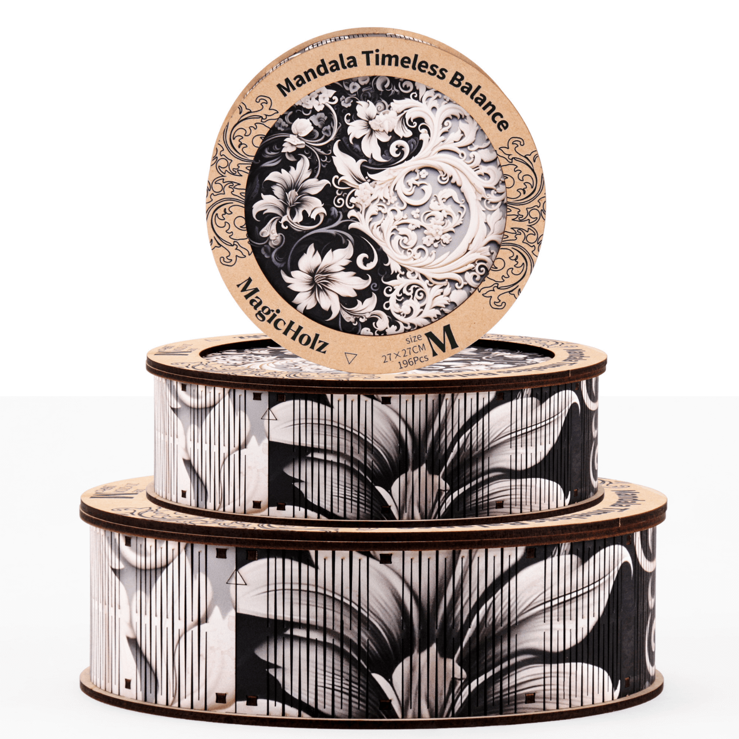 Timeless balance | Mandala wooden puzzle-MagicHolz--