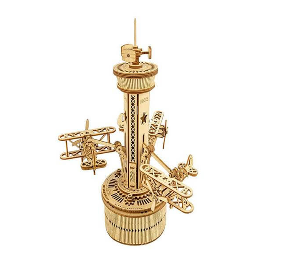 Airtower-Mechanische houten puzzel-Robotime--