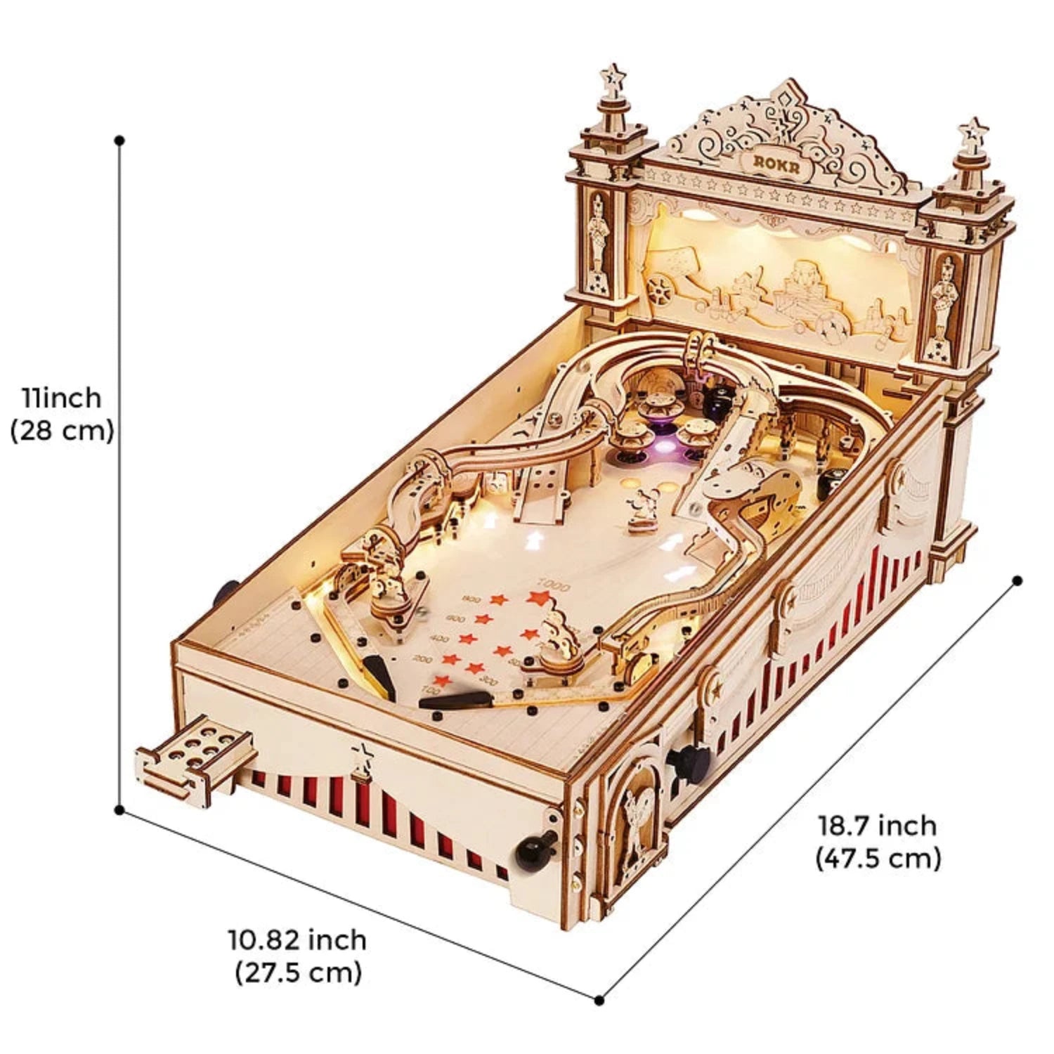 3D Pinball Machine-3D Puzzle-Robotime--