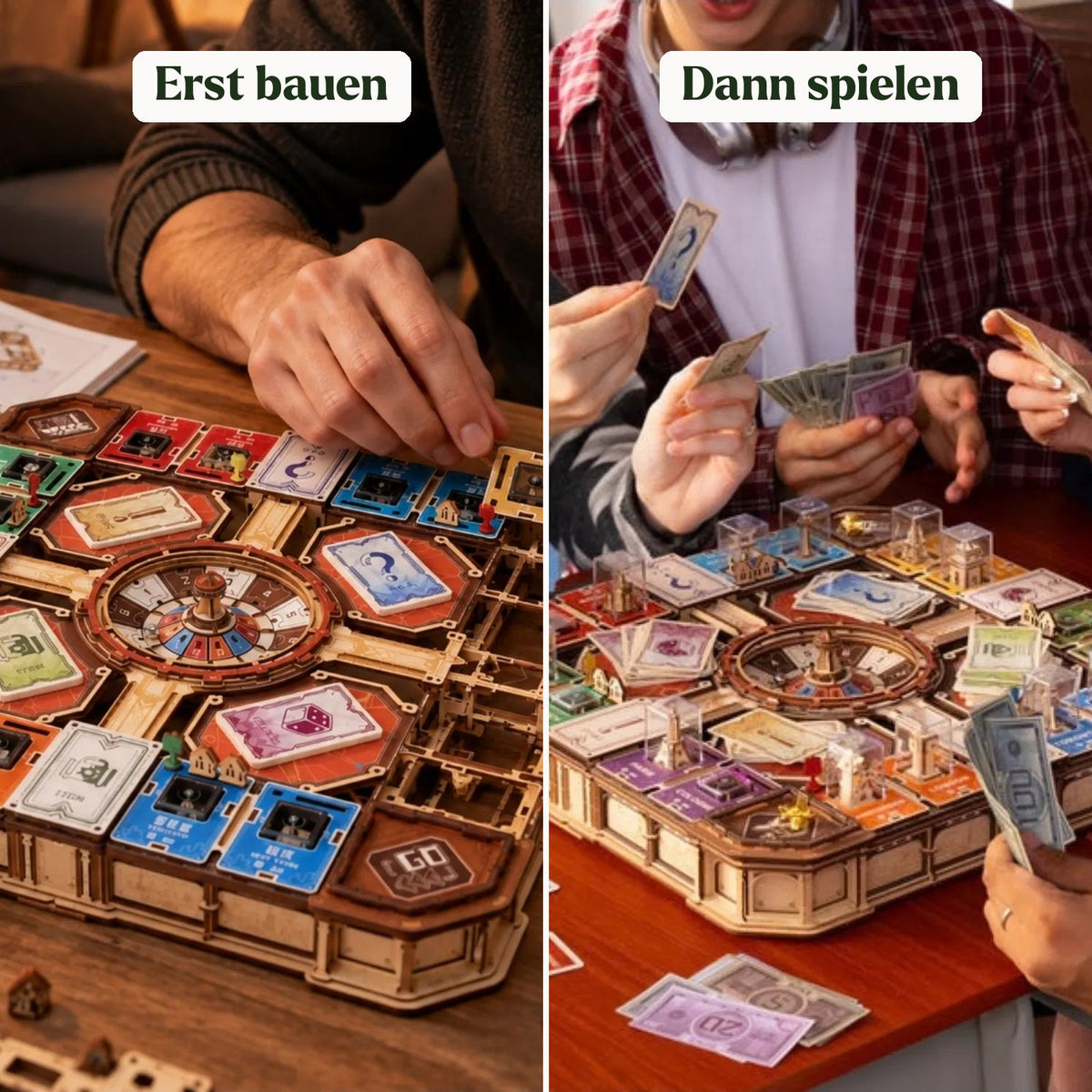 Fortune Quest Brettspiel aus Holz Mechanischer Bausatz Robotime
