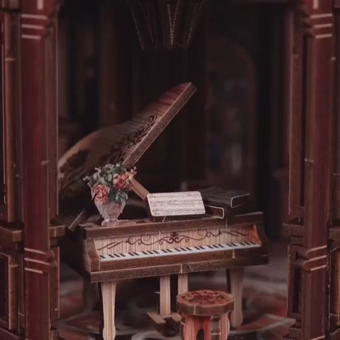 Grand Library Miniature House MagicHolz