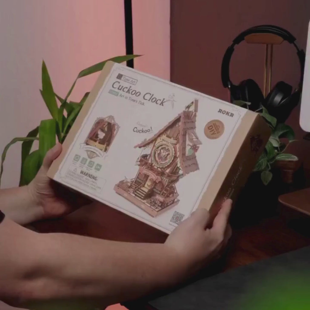 Kuckucksuhr 3D-Bausatz 3D Puzzle Robotime