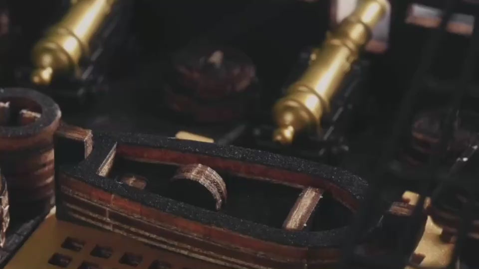 The Seahorse Barque | Piratenschiff 3D Puzzle Robotime