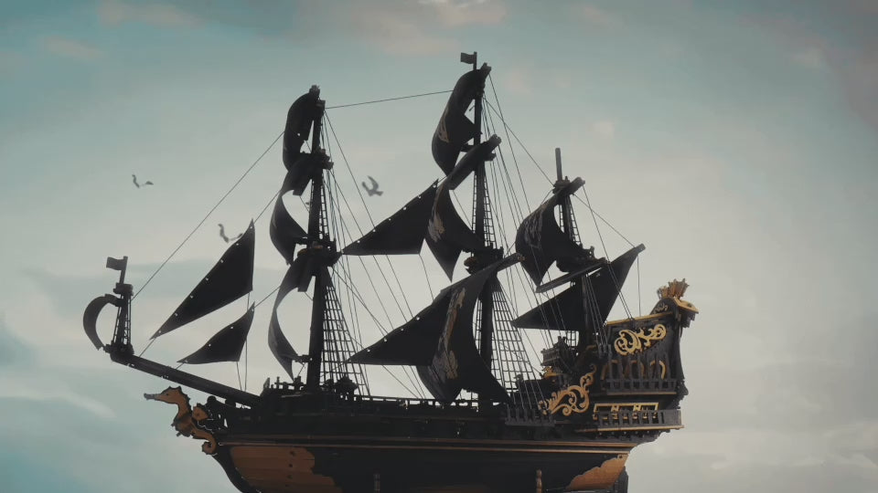 The Seahorse Barque | Pirate Ship 3D Puzzle Robotime