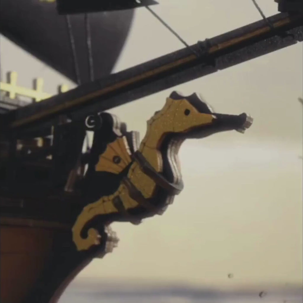 The Seahorse Barque Piratenschiff Mechanischer Bausatz Robotime