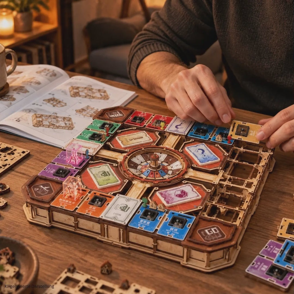 Fortune Quest Brettspiel aus Holz Mechanischer Bausatz Robotime