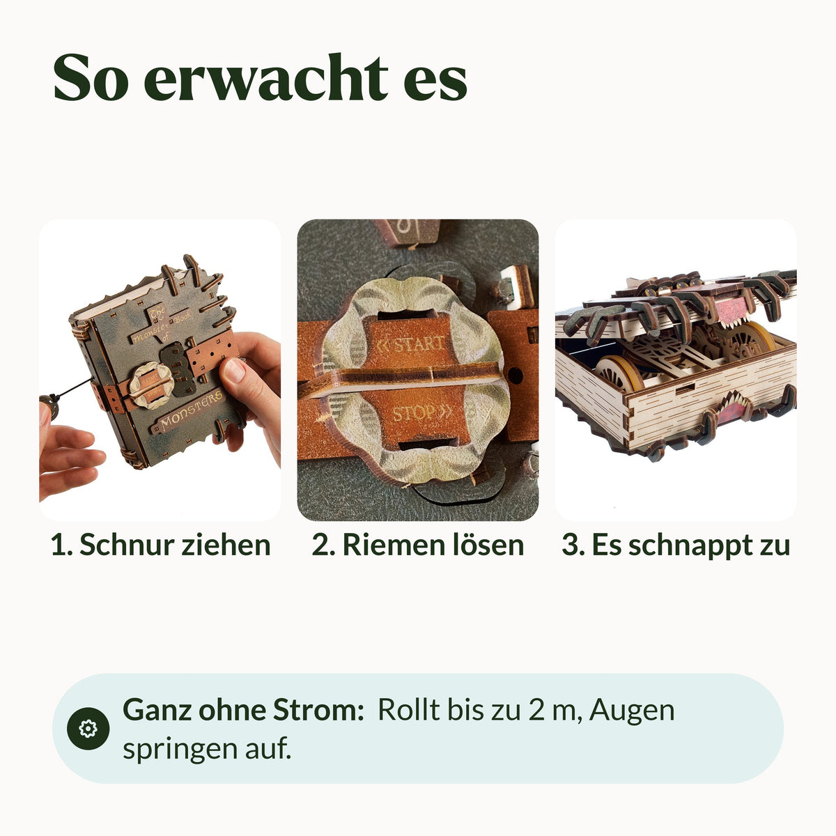 The Monster Book of Monsters – Harry Potter, in drie stappen: aan het koord trekken, de riem losmaken, en het boek klapt dicht