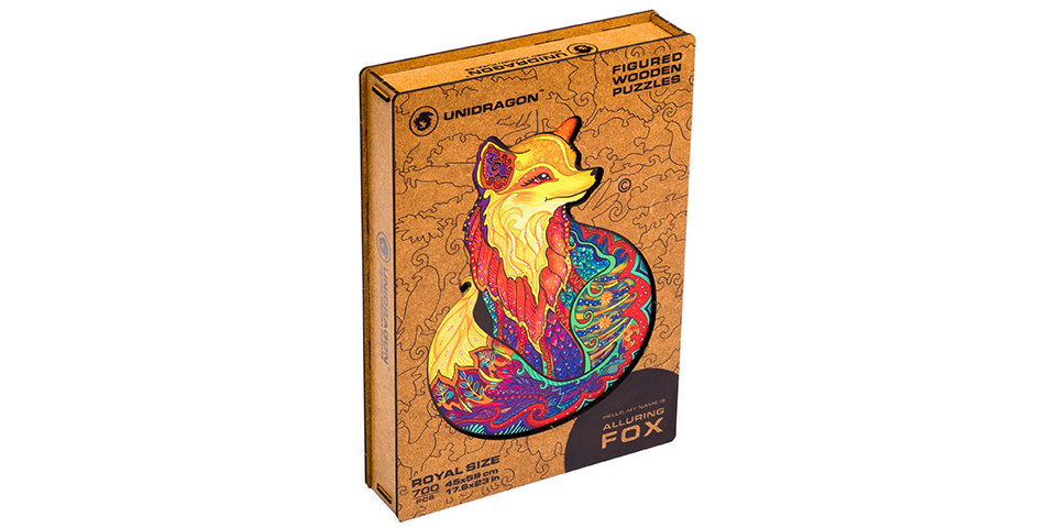 Seductive fox wooden puzzle unidragon--