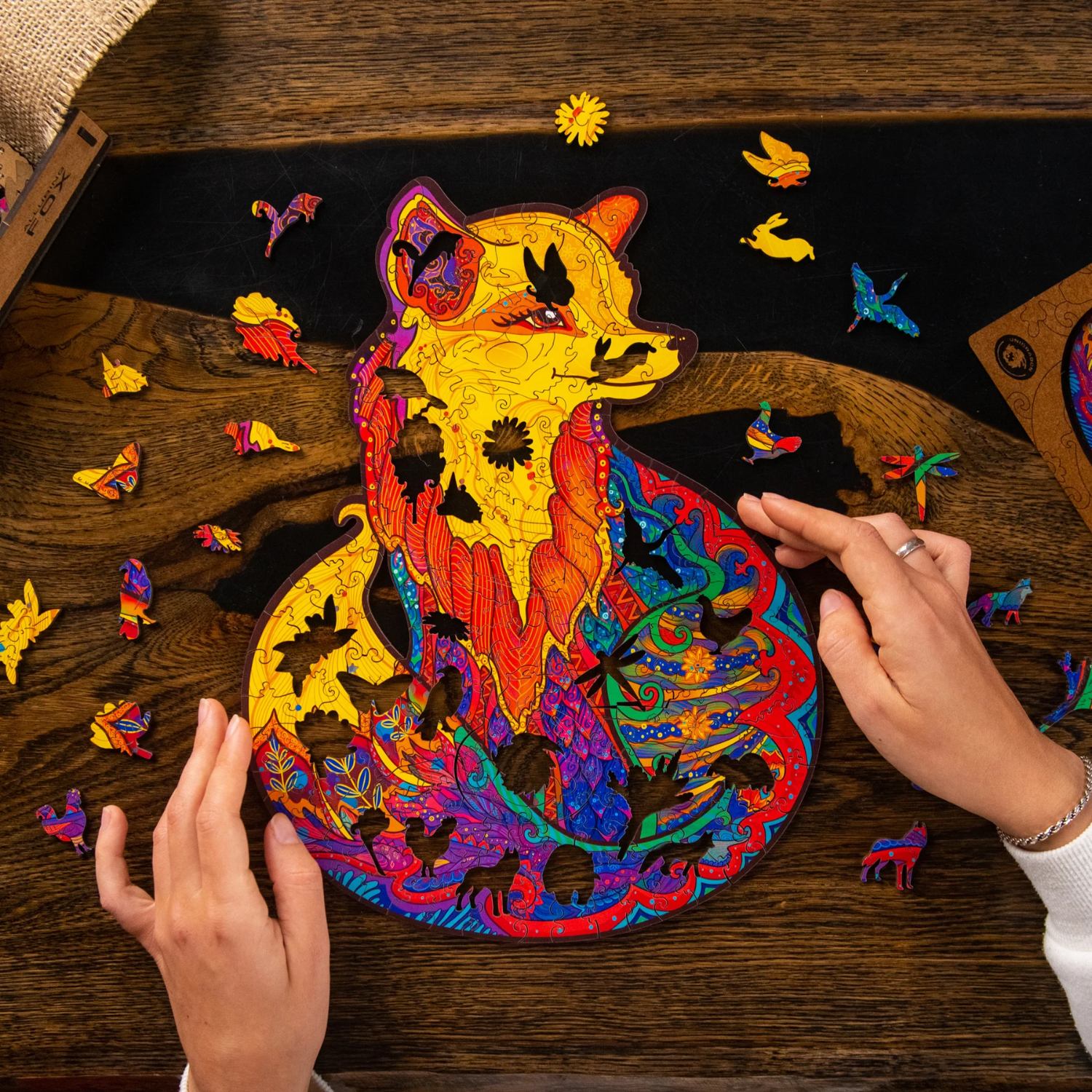 Seductive fox wooden puzzle unidragon--