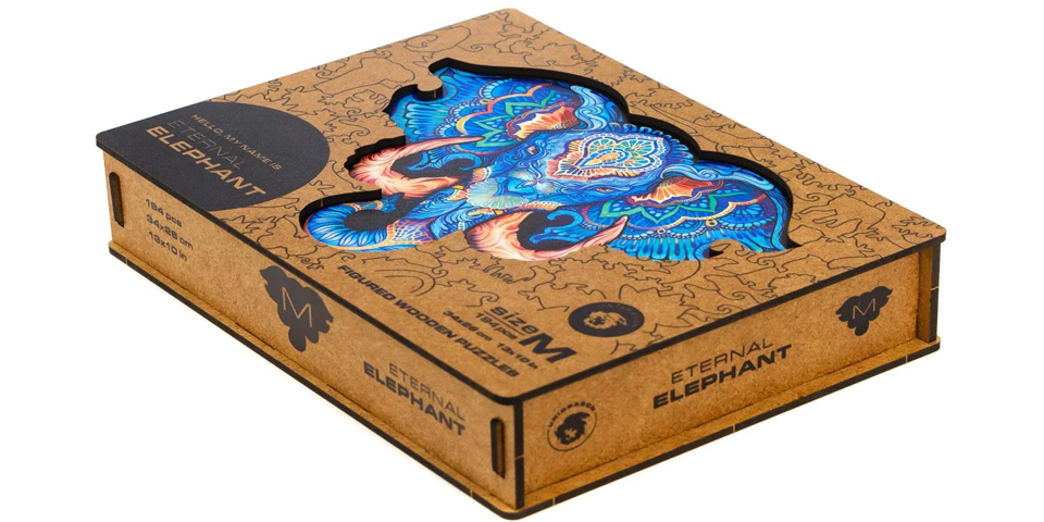 The Eternal Elephant Wooden Puzzle Unidragon--