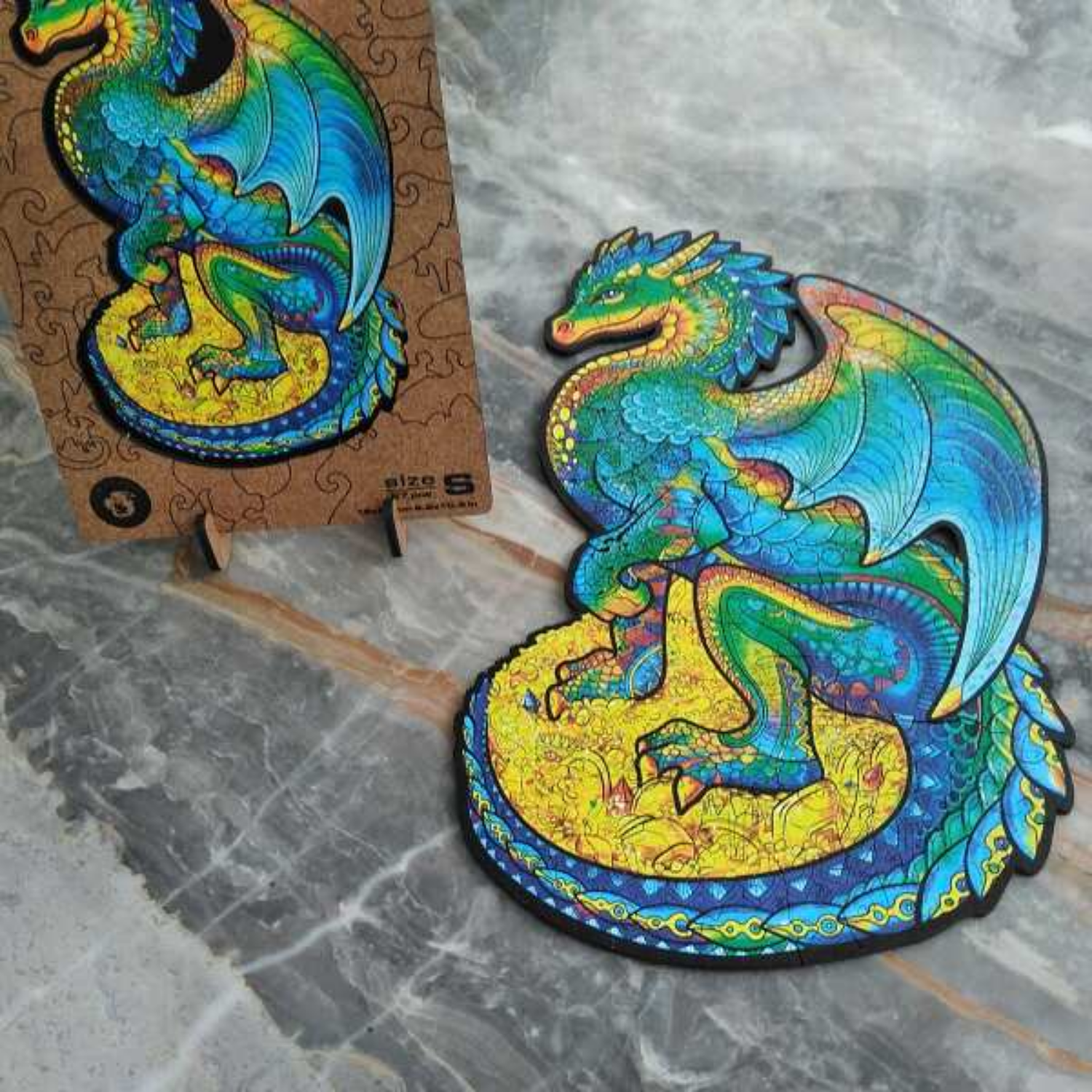 Puzzle en bois de Dragon éveillé-Unidragon--