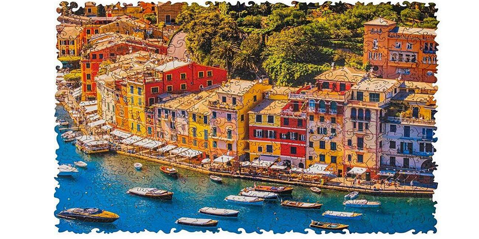 Italian Riviera wooden puzzle-Unidragon--