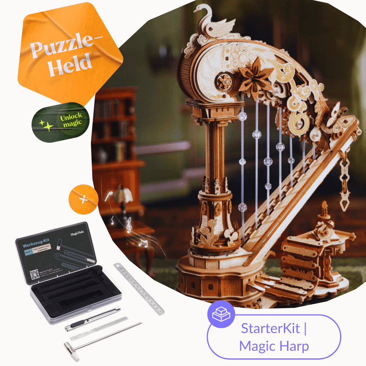 Magic Harp | Music box