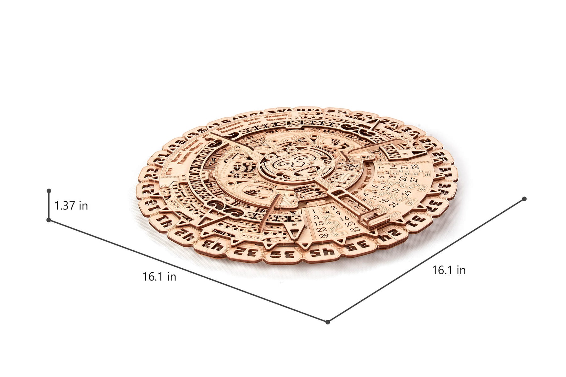 Mayan Calendar Wood Model Kit ️ WoodTrick