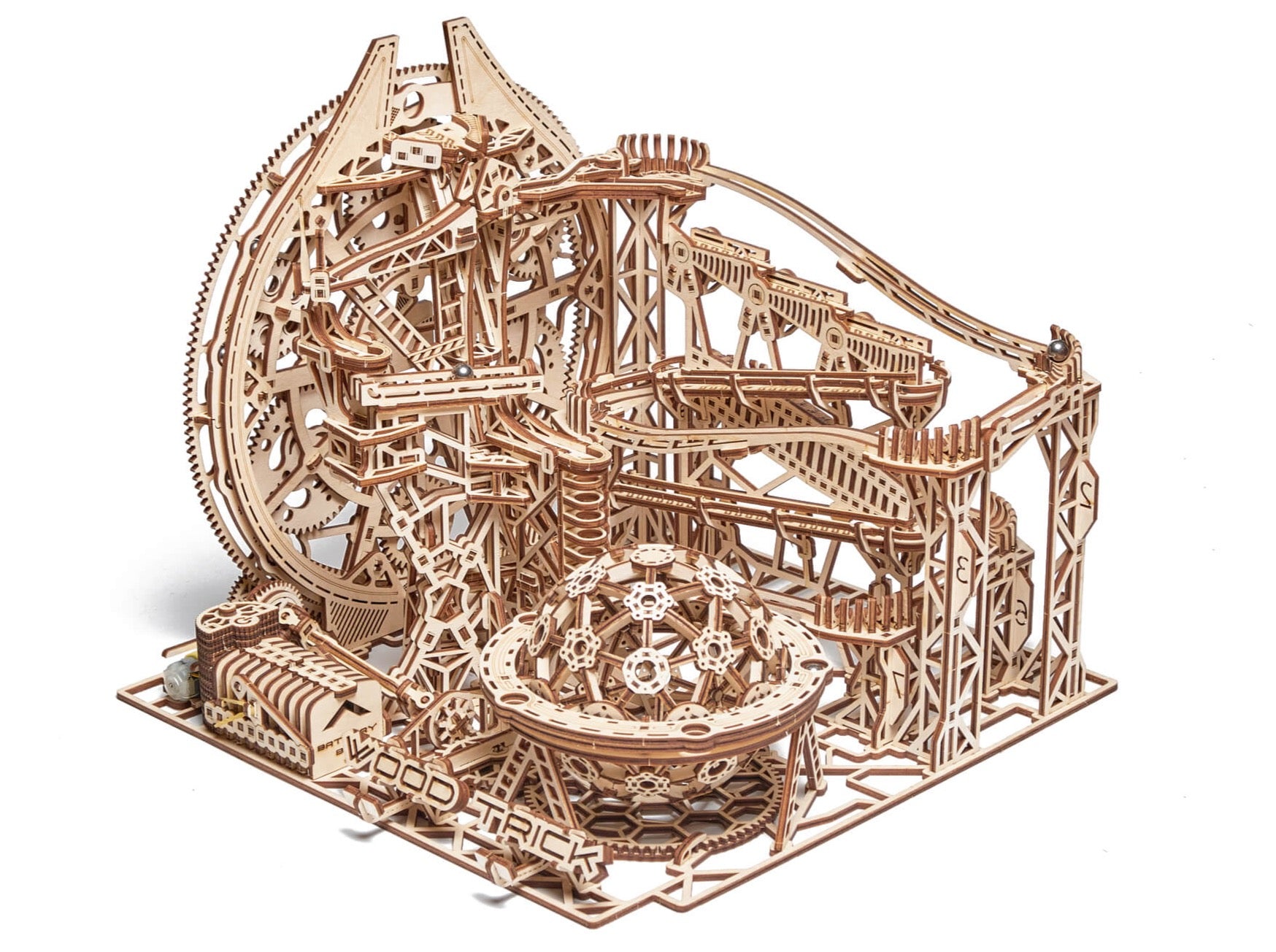 Galaxy Marble Run-Puzzle mécanique en bois-WoodTrick--