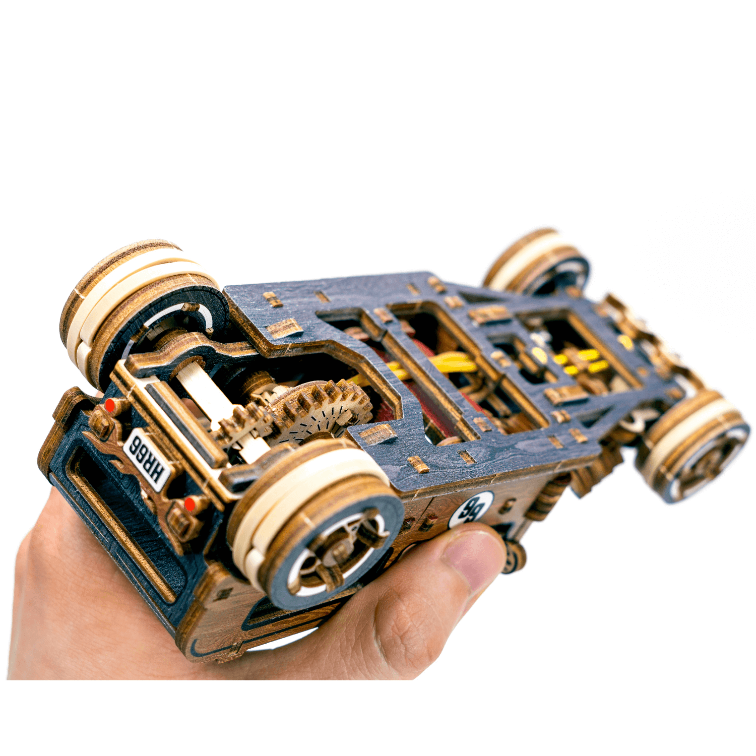 Hot Rod | Limited Edition-Mechanical Wooden Puzzle-WoodenCity--