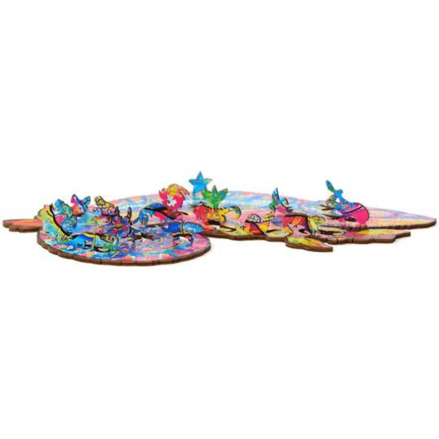 Iridescent Chameleon Houten Puzzel-Unidragon--