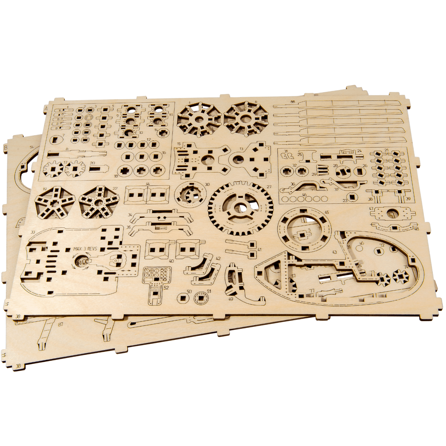 Helicopter Mechanical Wooden Puzzle WoodenCity--