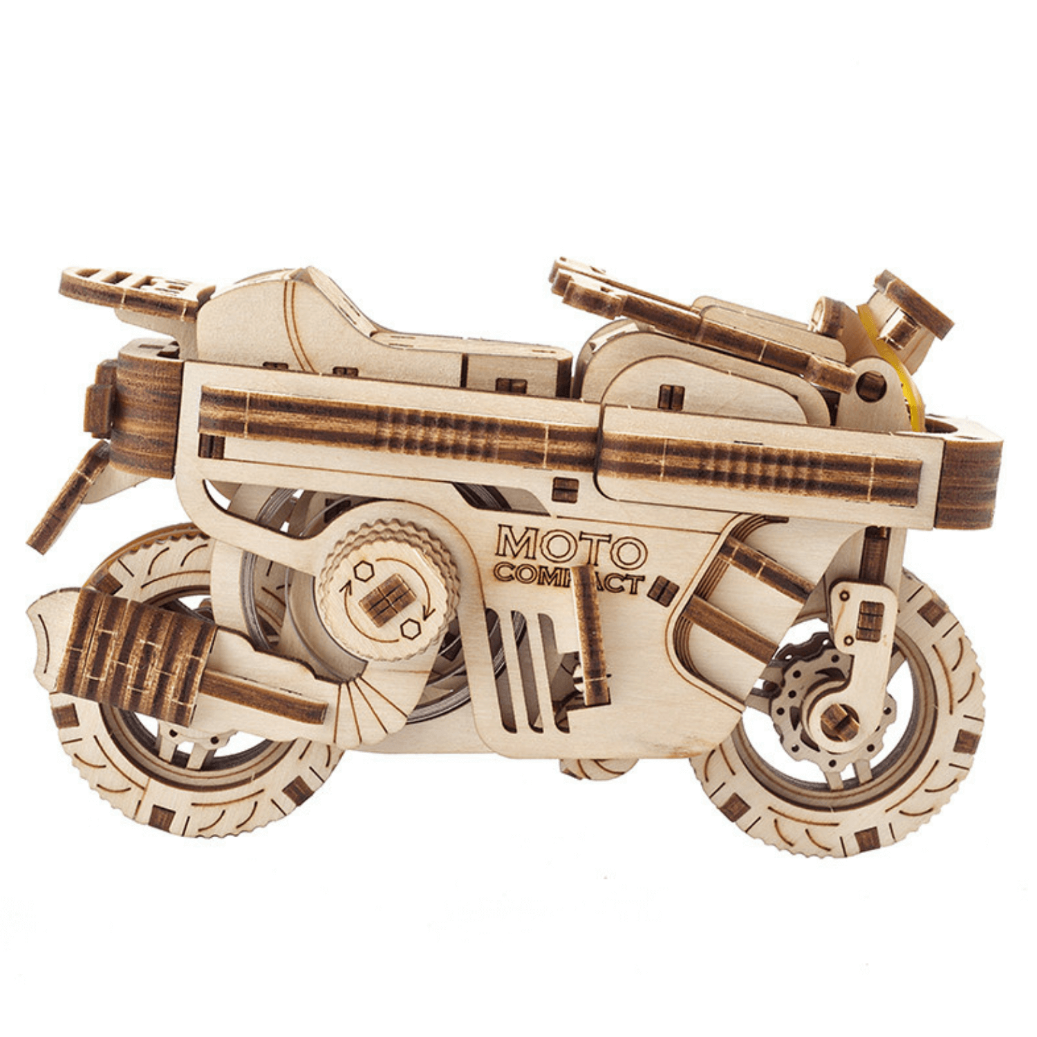 Folding Scooter Mechanical Wooden Puzzle Ugears--