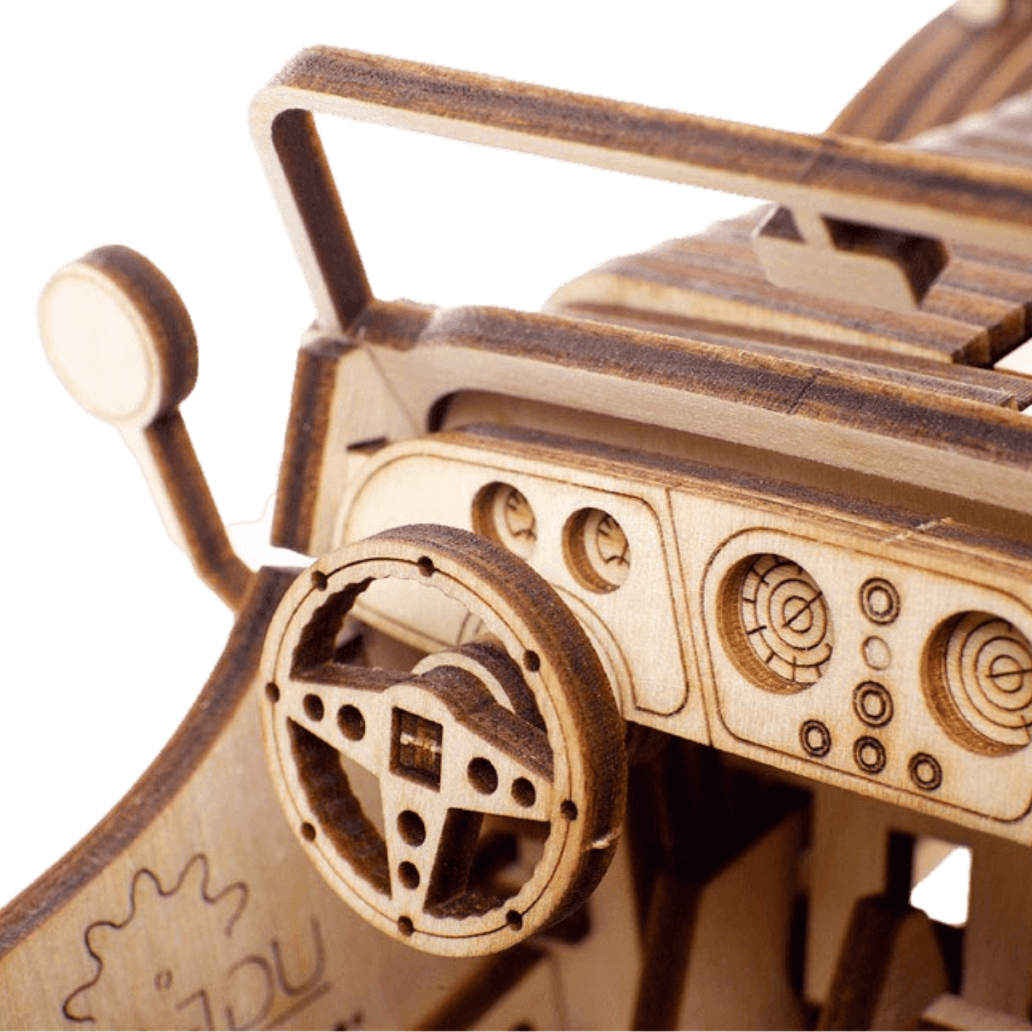 Roadster VM-01-Mechanical Wooden Puzzle Ugears--