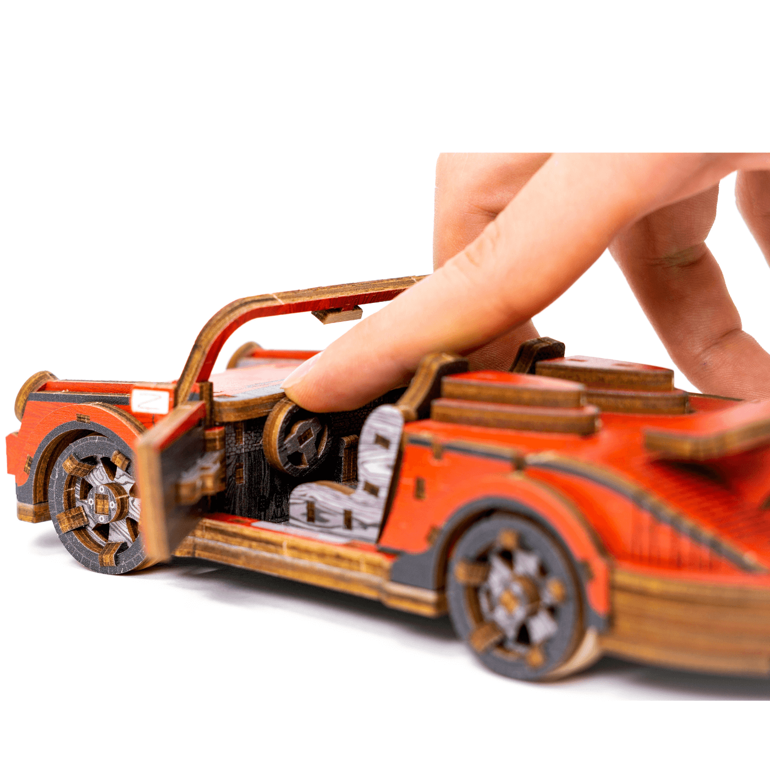 Voiture de sport | Sport Car | Limited Edition-Puzzle mécanique en bois-WoodenCity--