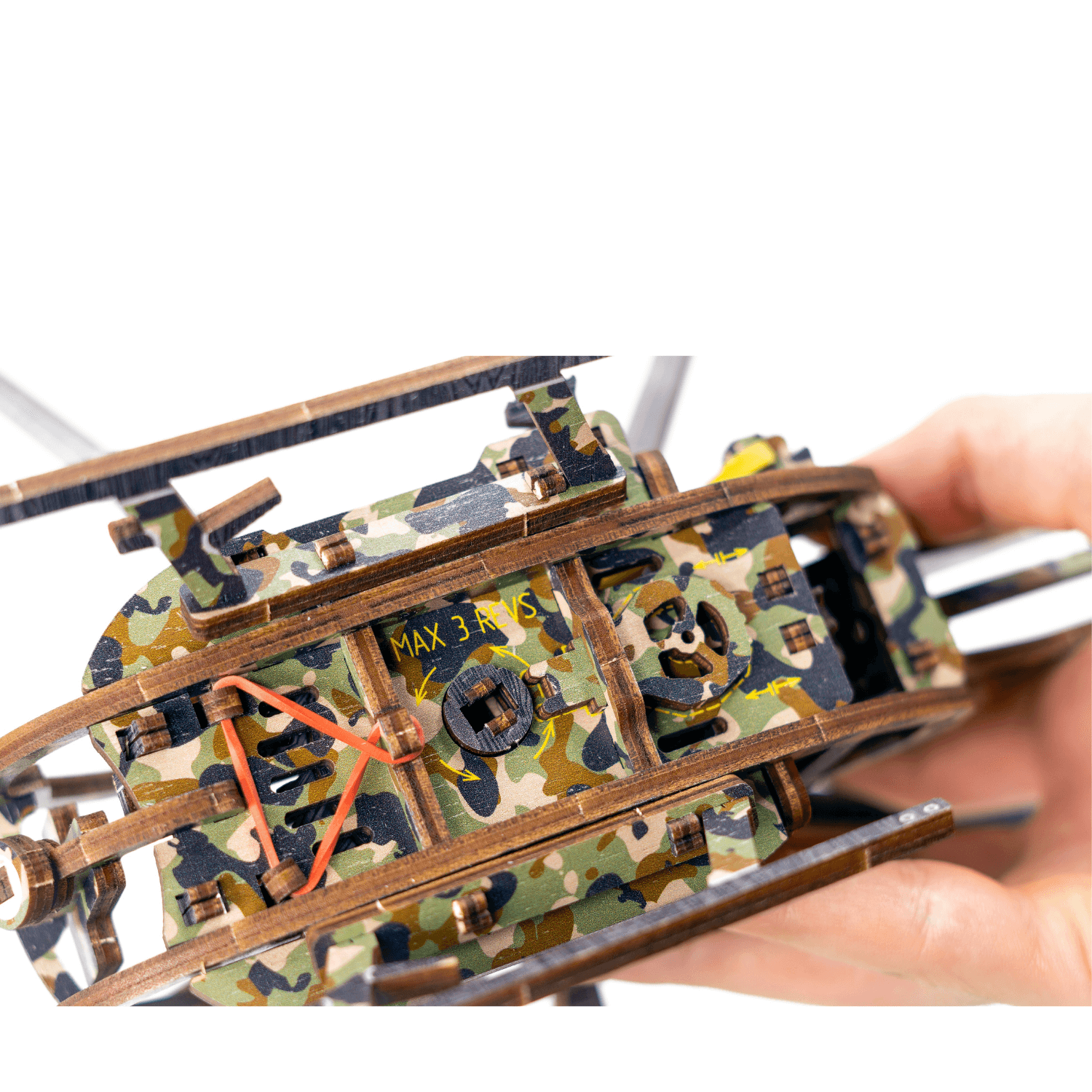 Helicopter | Limited Edition-Mechanical Wooden Puzzle-WoodenCity--